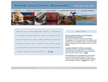 Tablet Screenshot of newportcoastcapital.com